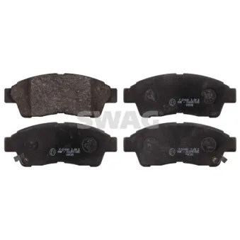 Jeu de 4 plaquettes de frein avant SWAG