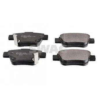 Jeu de 4 plaquettes de frein arrière SWAG