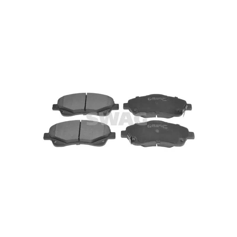 Jeu de 4 plaquettes de frein avant SWAG 81 91 6653