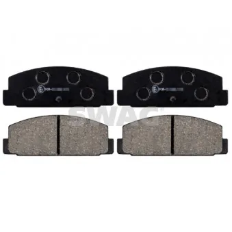 Jeu de 4 plaquettes de frein arrière SWAG 83 91 6500