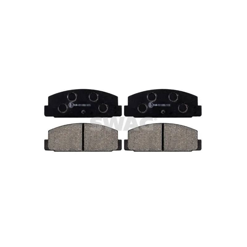 Jeu de 4 plaquettes de frein arrière SWAG 83 91 6500
