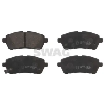 Jeu de 4 plaquettes de frein avant SWAG 83 91 6771