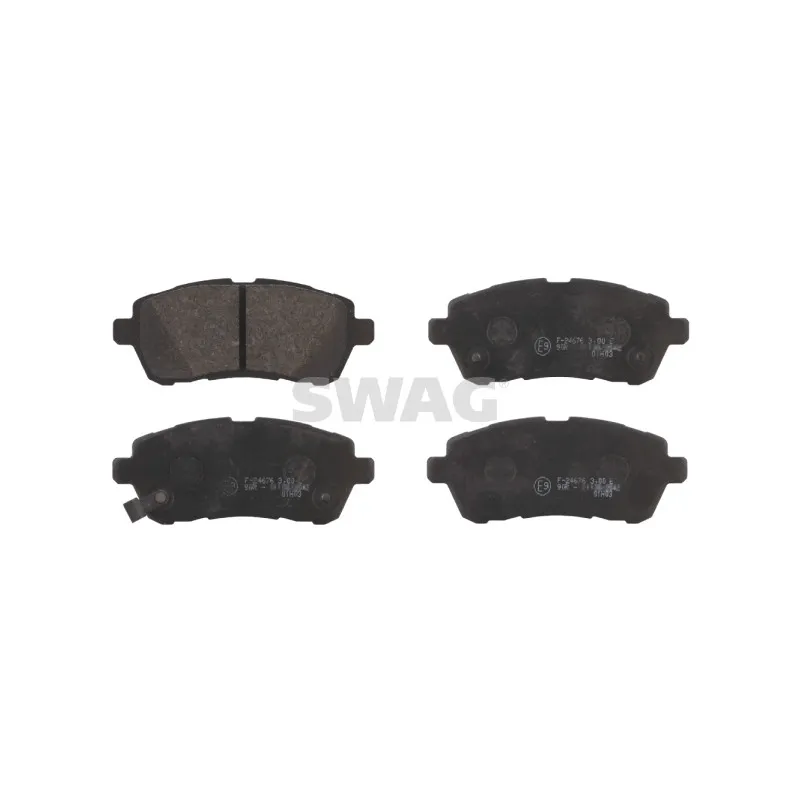 Jeu de 4 plaquettes de frein avant SWAG 83 91 6771