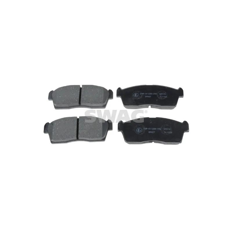 Jeu de 4 plaquettes de frein avant SWAG 84 91 6740