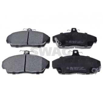 Jeu de 4 plaquettes de frein avant SWAG