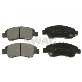 Jeu de 4 plaquettes de frein avant SWAG