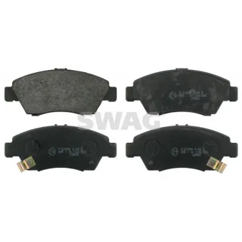 Jeu de 4 plaquettes de frein avant SWAG