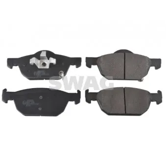 Jeu de 4 plaquettes de frein avant SWAG