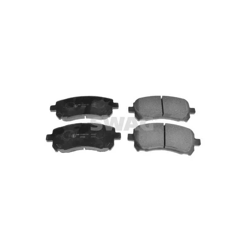 Jeu de 4 plaquettes de frein avant SWAG 87 91 6660