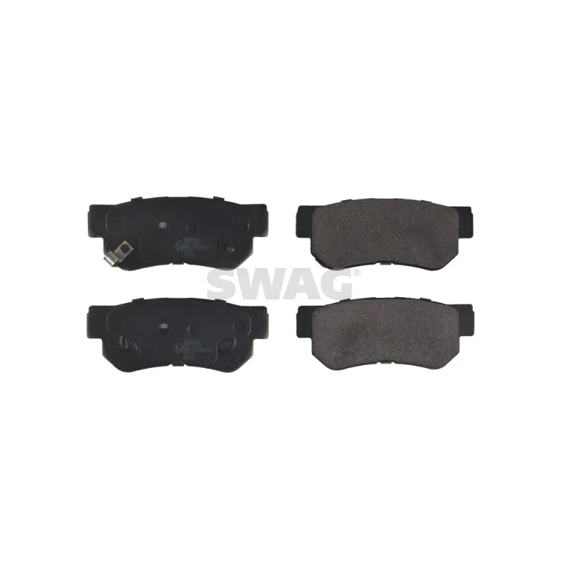 Jeu de 4 plaquettes de frein arrière SWAG 90 91 6675