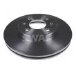 Jeu de 2 disques de frein avant SWAG 90 93 1318 - Visuel 1