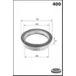 Filtre à air MECAFILTER EL3509 - Visuel 2