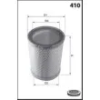 Filtre à air MECAFILTER EL3545 - Visuel 2