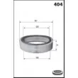 Filtre à air MECAFILTER EL3695 - Visuel 2