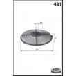 Filtre à air MECAFILTER EL3711 - Visuel 2
