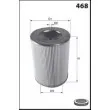 Filtre à air MECAFILTER EL3908 - Visuel 2