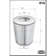 Filtre à air MECAFILTER EL9294 - Visuel 2
