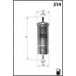 Filtre à carburant MECAFILTER ELE6001 - Visuel 2