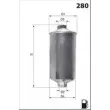 Filtre à carburant MECAFILTER ELE6031 - Visuel 2