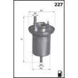 Filtre à carburant MECAFILTER ELE6063 - Visuel 2