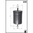 Filtre à carburant MECAFILTER ELE6065 - Visuel 2
