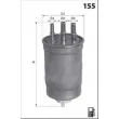 Filtre à carburant MECAFILTER ELG5431 - Visuel 2