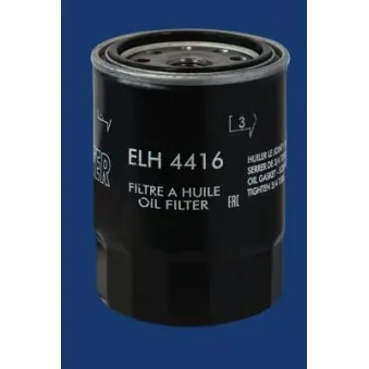 Filtre à huile MECAFILTER ELH4416
