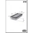 Filtre à air MECAFILTER ELP3523 - Visuel 2