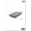 Filtre à air MECAFILTER ELP3530 - Visuel 2
