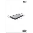 Filtre à air MECAFILTER ELP3597 - Visuel 2
