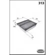 Filtre à air MECAFILTER ELP3751 - Visuel 2