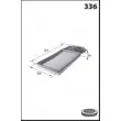 Filtre à air MECAFILTER ELP3752 - Visuel 2