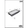 Filtre à air MECAFILTER ELP3872 - Visuel 2