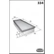 Filtre à air MECAFILTER ELP3967 - Visuel 2