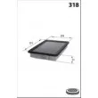 Filtre à air MECAFILTER ELP3989 - Visuel 2