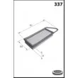 Filtre à air MECAFILTER ELP9502 - Visuel 2
