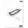 Filtre à air MECAFILTER ELP9526 - Visuel 2