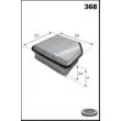 Filtre à air MECAFILTER ELP9593 - Visuel 2