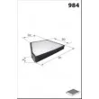 Filtre, air de l'habitacle MECAFILTER ELR7053 - Visuel 2