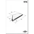 Filtre, air de l'habitacle MECAFILTER ELR7068 - Visuel 2