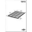 Filtre, air de l'habitacle MECAFILTER ELR7109 - Visuel 2
