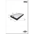 Filtre, air de l'habitacle MECAFILTER ELR7182 - Visuel 2
