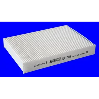 Filtre, air de l'habitacle MECAFILTER ELR7338