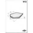 Filtre, air de l'habitacle MECAFILTER JKR7133 - Visuel 2