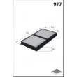Filtre, air de l'habitacle MECAFILTER JLR7116 - Visuel 2