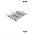 Filtre, air de l'habitacle MECAFILTER JLR7167 - Visuel 2