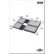 Filtre, air de l'habitacle MECAFILTER JLR7210 - Visuel 2