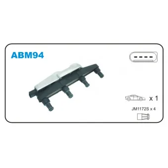 Bobine d'allumage JANMOR ABM94