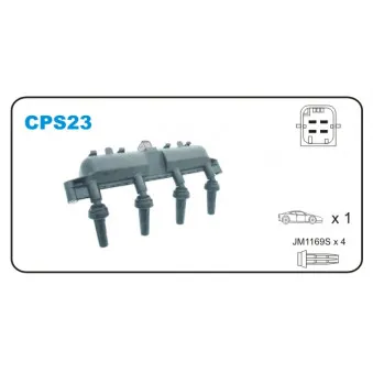 Bobine d'allumage JANMOR CPS23