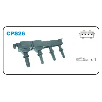 Bobine d'allumage JANMOR CPS26